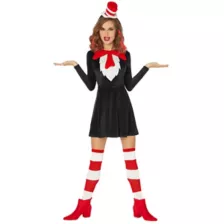 Adult Cat in the Hat Dress - Dr. Seuss at Spirit Halloween