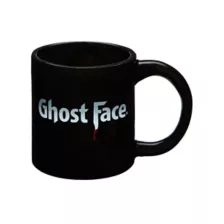Black and White Face Mug 16 oz. - Ghost Face at Spencer's