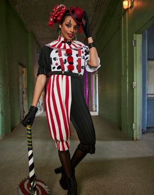 Freak Show Tights Clown Circus Fancy Dress Up Halloween Adult Costume  Accessory - Parties Plus