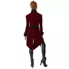 Lady Vampire Jacket Burgundy Adult