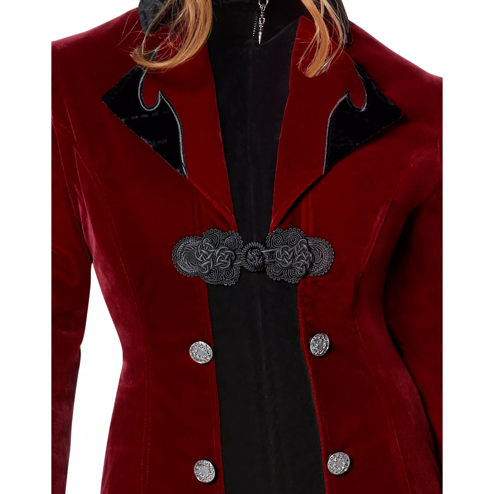 Adult Burgundy Vampire Jacket at Spirit Halloween