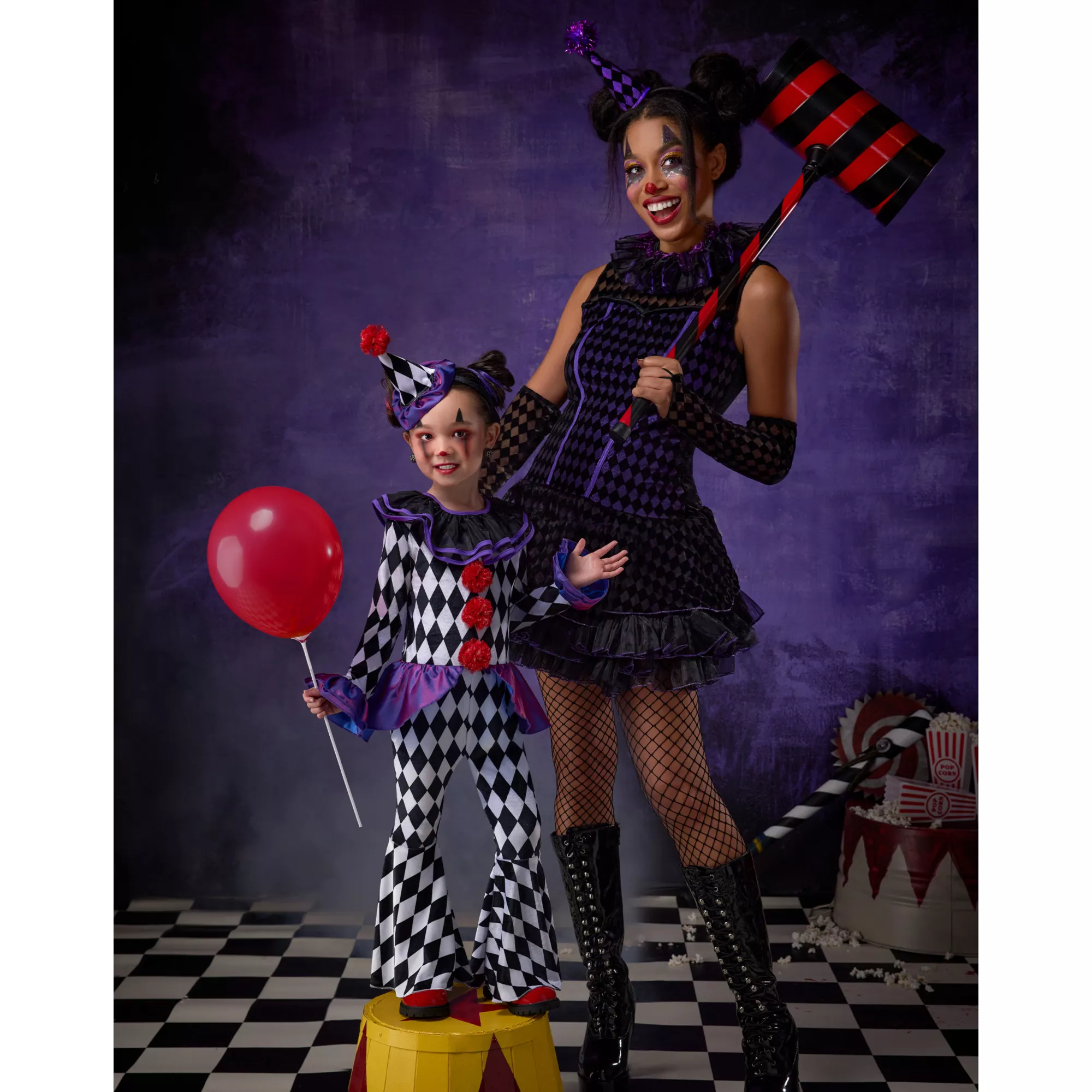 Adult Dark Clown Costume at Spencer's