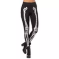 Adult Skeleton Leggings at Spencer's