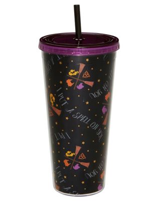 Spell On You Cup with Straw 20 oz. - Hocus Pocus - Spirithalloween.com