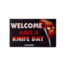 Michael Myers Have A Knife Day Doormat - Halloween at Spirit Halloween