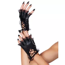 Pirate Ruffle Fingerless Gloves at Spirit Halloween