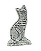 21 Inch Cat Tombstone - Decorations