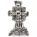 16 Inch Skull and Crossbones Tombstone at Spirit Halloween