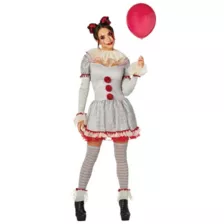 Adult Pennywise Clown Dress Costume - It: Chapter Two - Spirithalloween.com