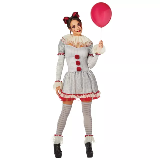 Adult Pennywise Clown Dress Costume - It: Chapter Two - Spirithalloween.com