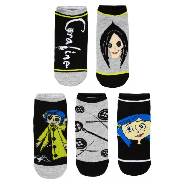 Coraline Ankle Socks - 5 Pair - Spirithalloween.com