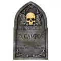 21 Inch D. Campos Tombstone - Decorations at Spirit Halloween