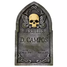 21 Inch D. Campos Tombstone - Decorations at Spirit Halloween