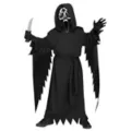 Kids Chrome Ghost Face Costume at Spencer's