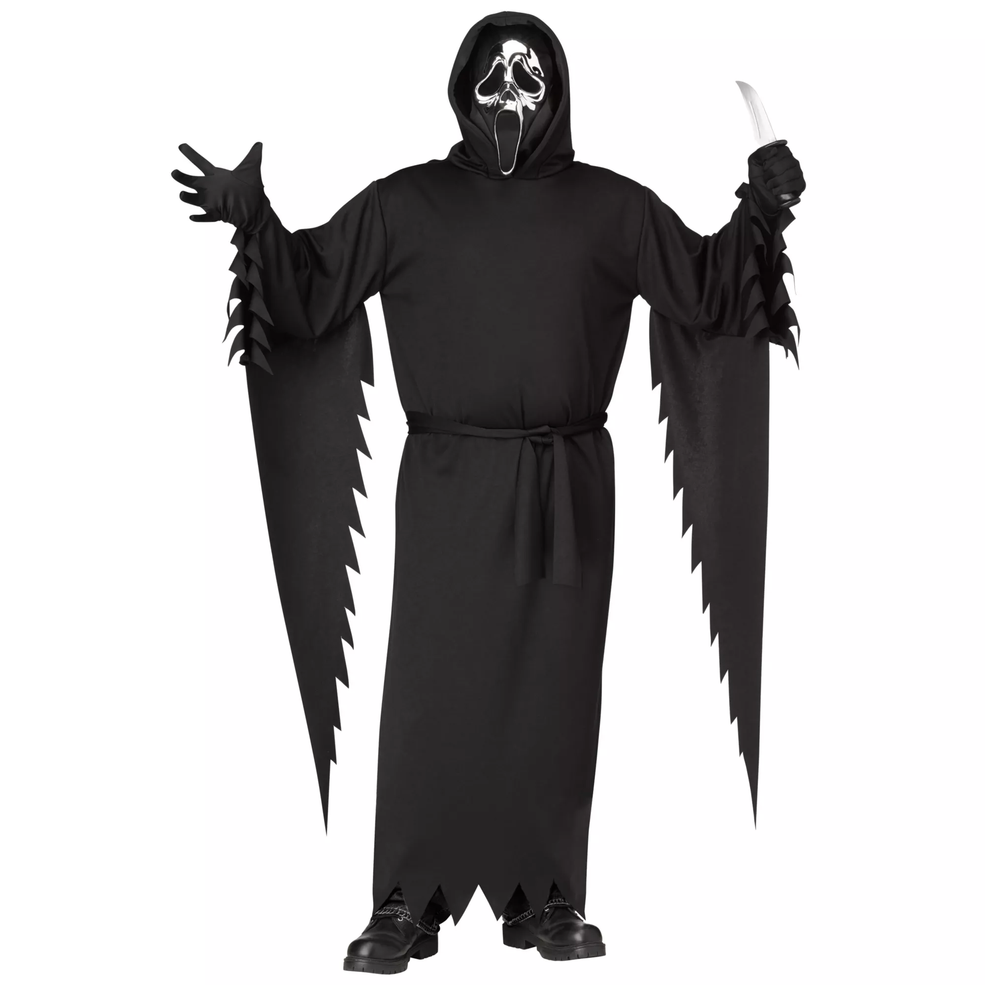 Adult Chrome Ghost Face Costume at Spencer's