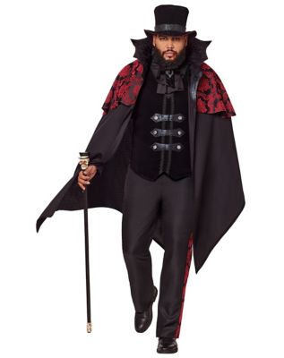 Adult Victorian Vampire Men Plus Size Costume, $40.99