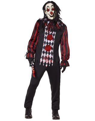 Adult Scary Clown Costume Kit