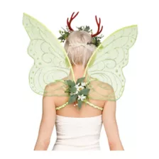 Green Floral Fairy Wings at Spirit Halloween