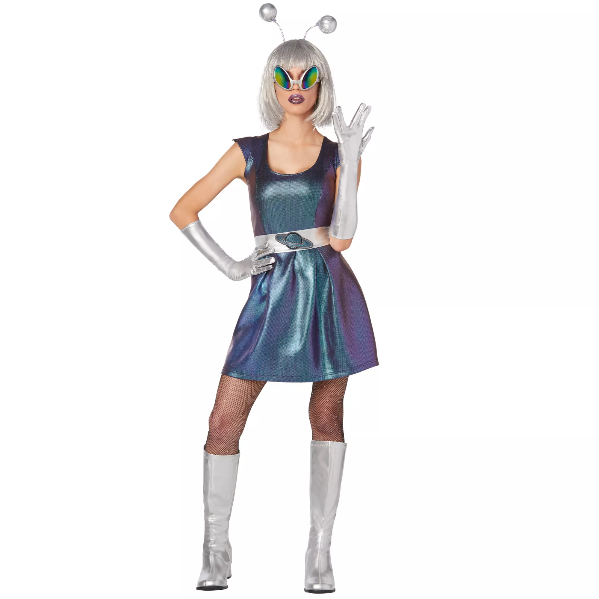 Adult Galactic Girl Alien Dress Costume at Spirit Halloween