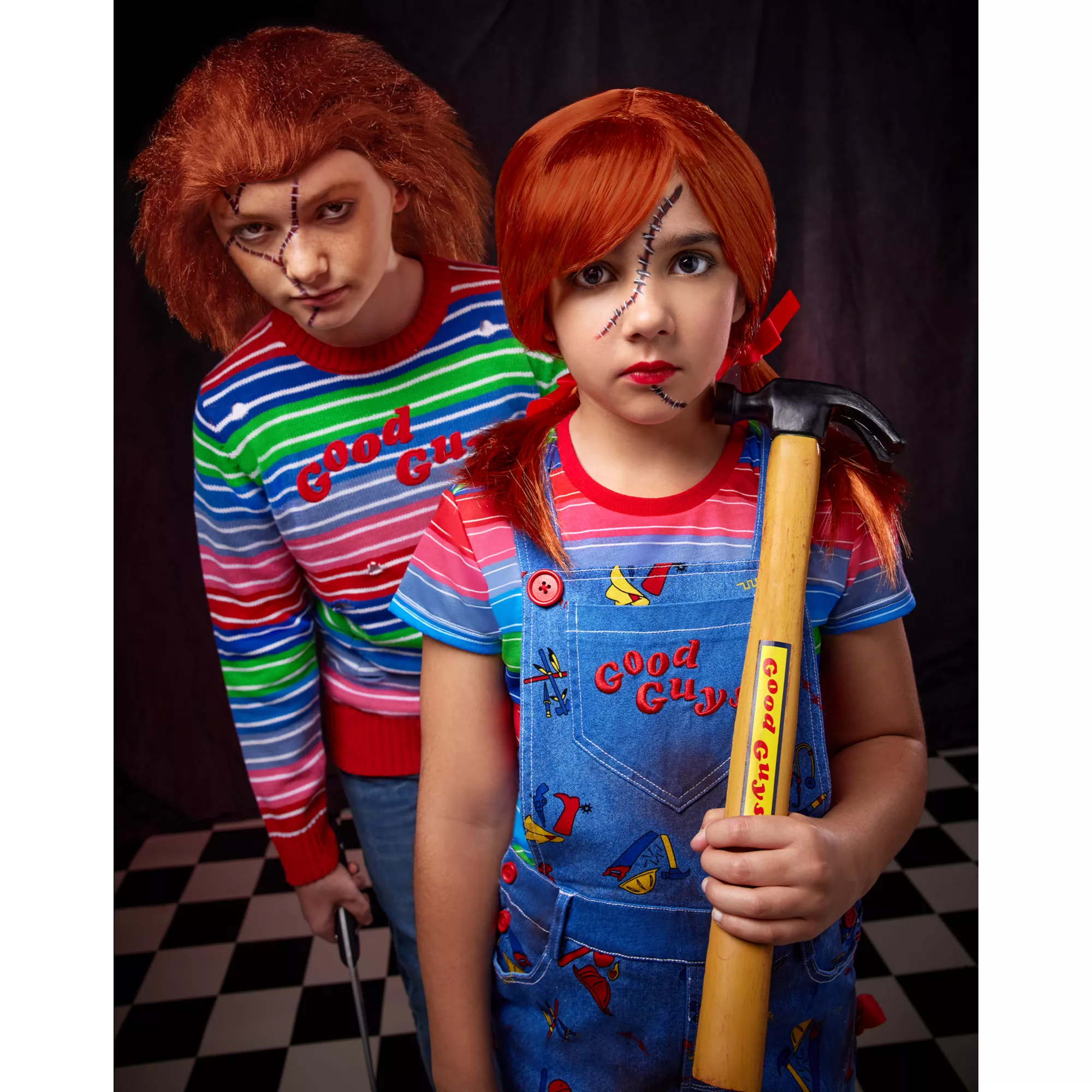 Kids Chucky Overalls Costume at Spencer's