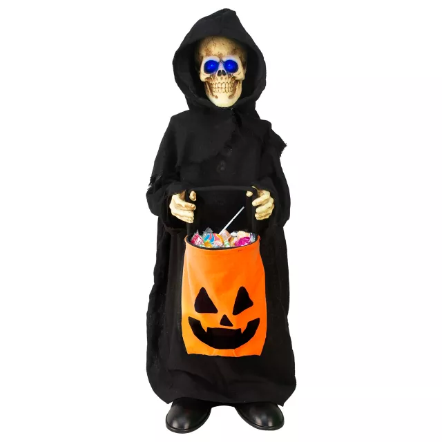 3 Ft Animated Reaper Greeter - Spirithalloween.com