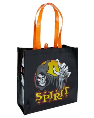 Minions in Halloween Costumes Large Reusable Tote Bag