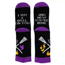 I Put A Spell On You Crew Socks - Hocus Pocus at Spirit Halloween