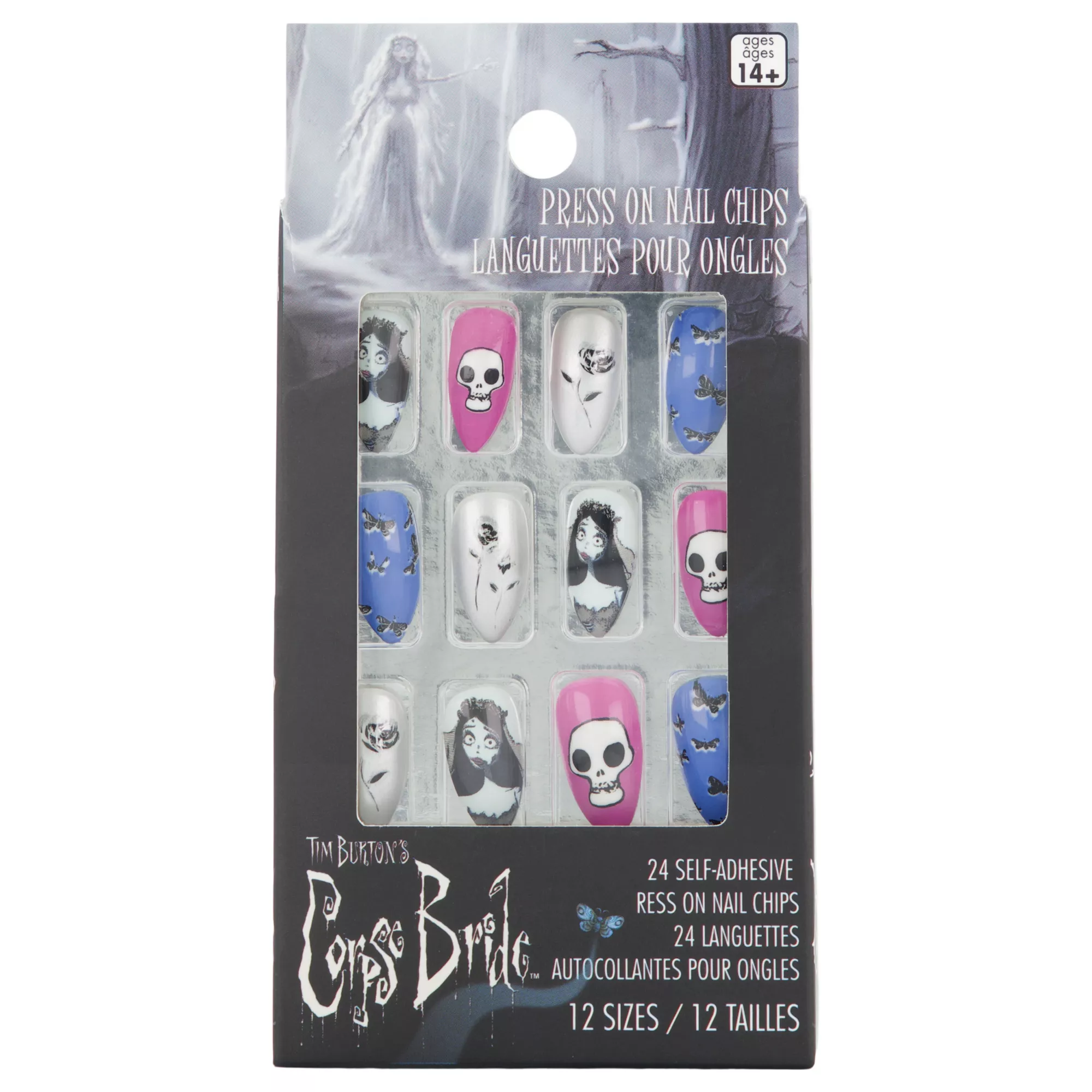Corpse Bride Press On Nails at Spencer's