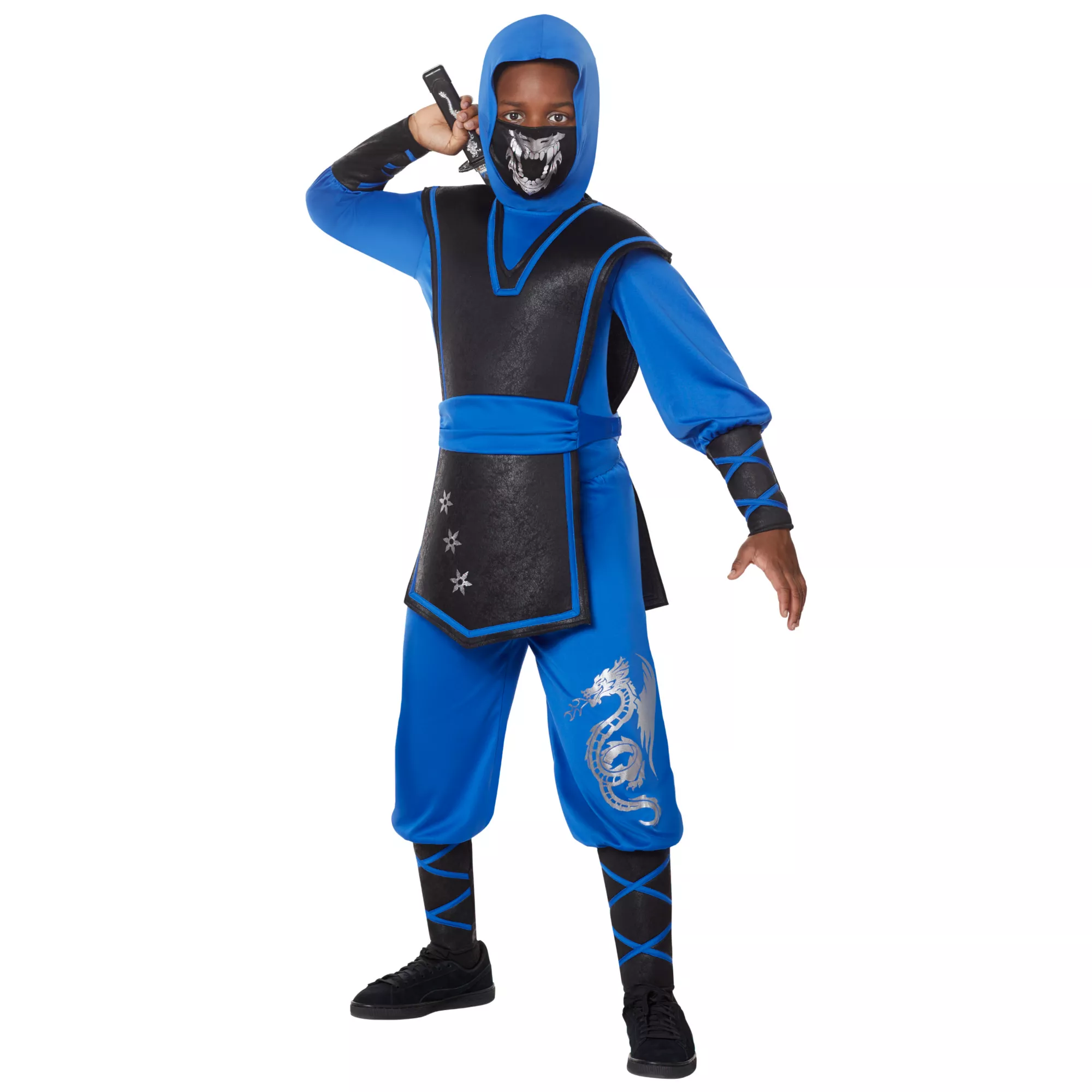 Kids Blue Ultimate Ninja Costume at Spencer's