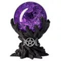 Glass Pentagram Crystal Ball at Spencer's