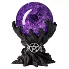 Glass Pentagram Crystal Ball at Spencer's