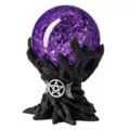 Glass Pentagram Crystal Ball at Spencer's