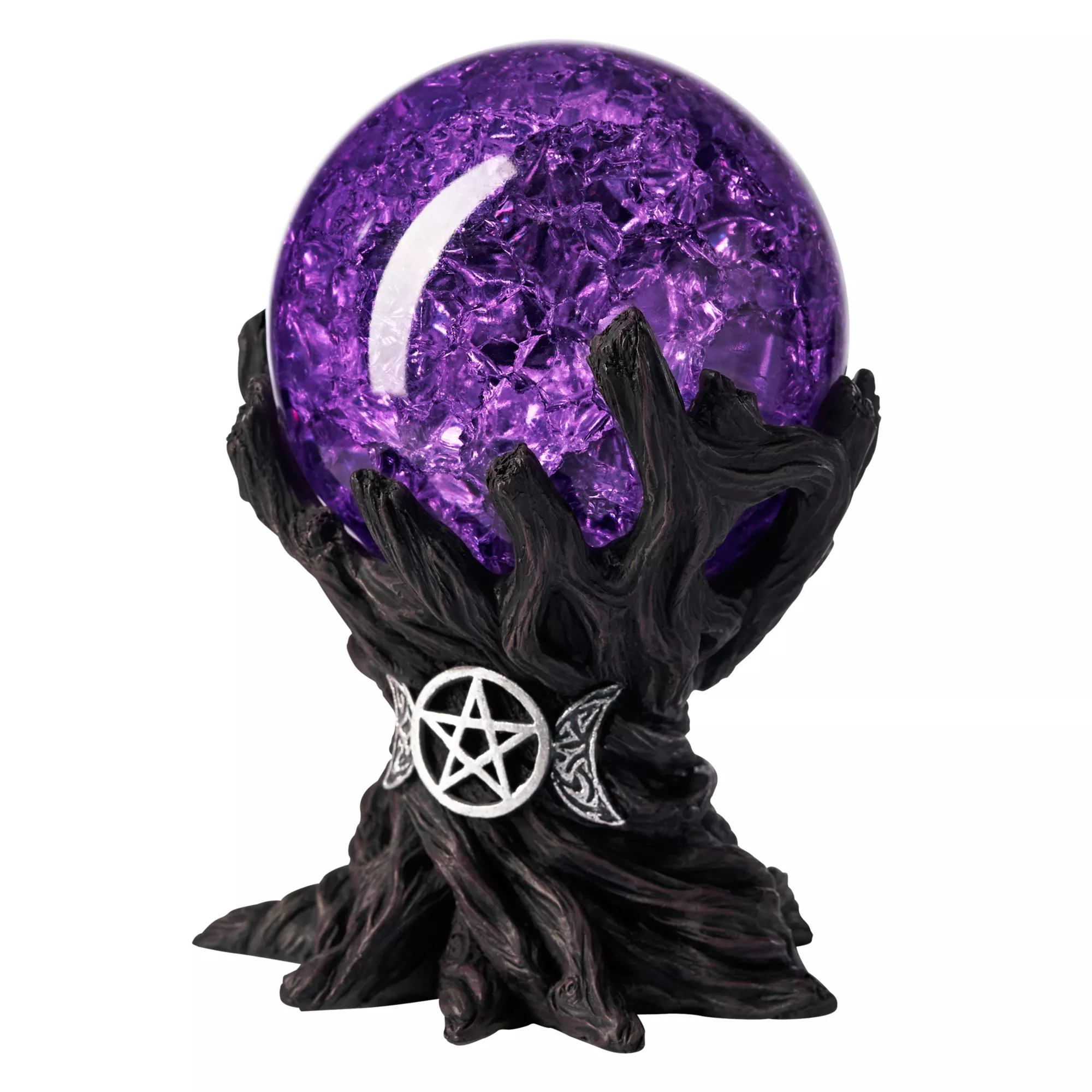 Glass Pentagram Crystal Ball at Spencer's