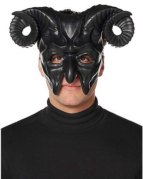 Horror Devil Half Mask - Spirithalloween.com