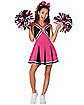 Kids Pink Cheerleader Costume