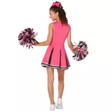 Kids Pink Cheerleader Costume at Spencer's