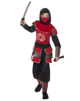Déguisement de ninja - noir/rouge - Kiabi - 14.00€
