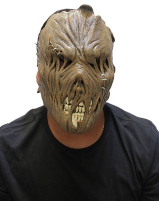 Tablet dele fordom Scarecrow Zombie Half Mask - Spirithalloween.com