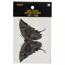 Moth Butterfly Temporary Tattoo at Spencer's