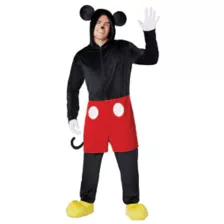 Adult Mickey Mouse Jumpsuit Costume - Mickey and Friends at Spirit Halloween