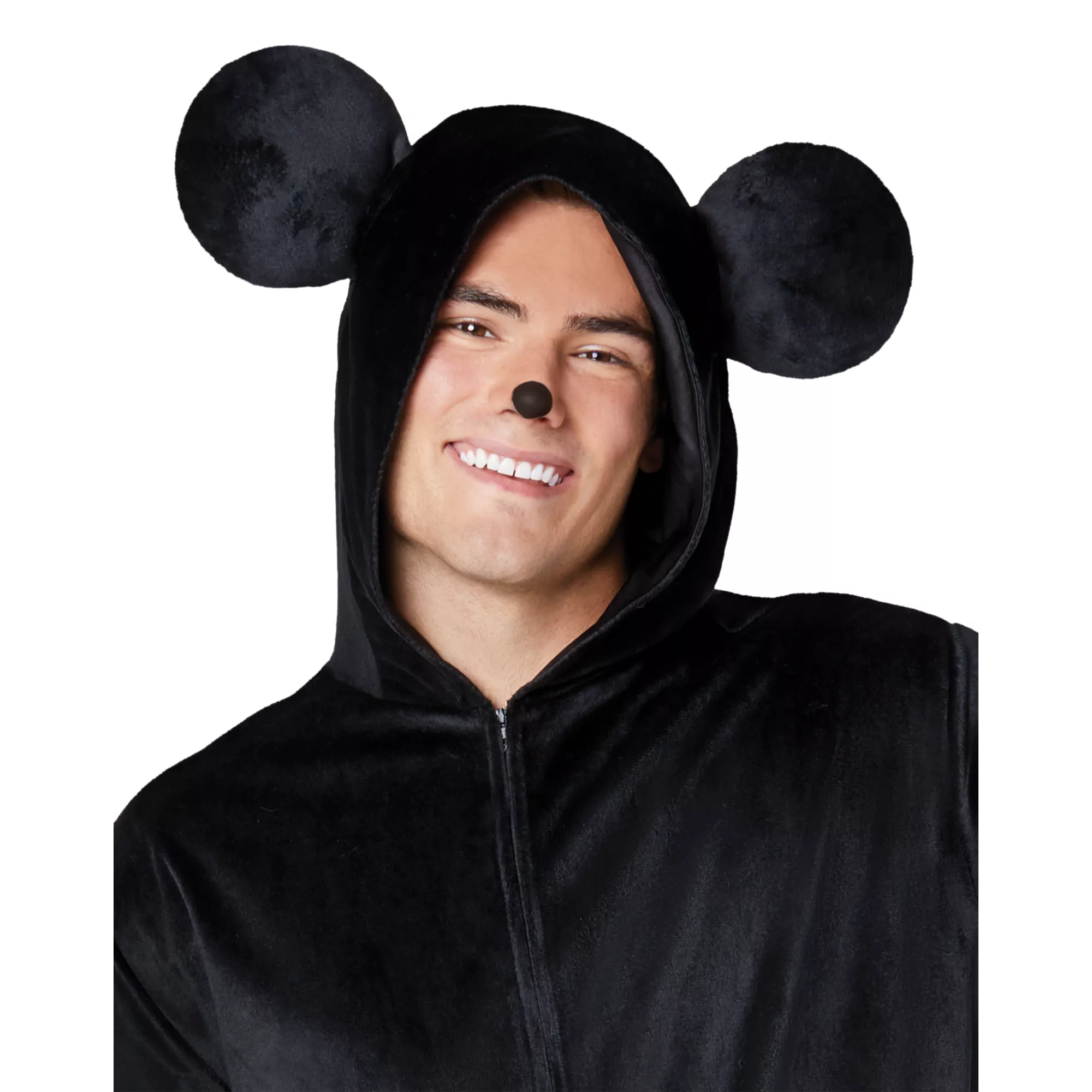 Adult Mickey Mouse Jumpsuit Costume -  Mickey and Friends at Spencer's