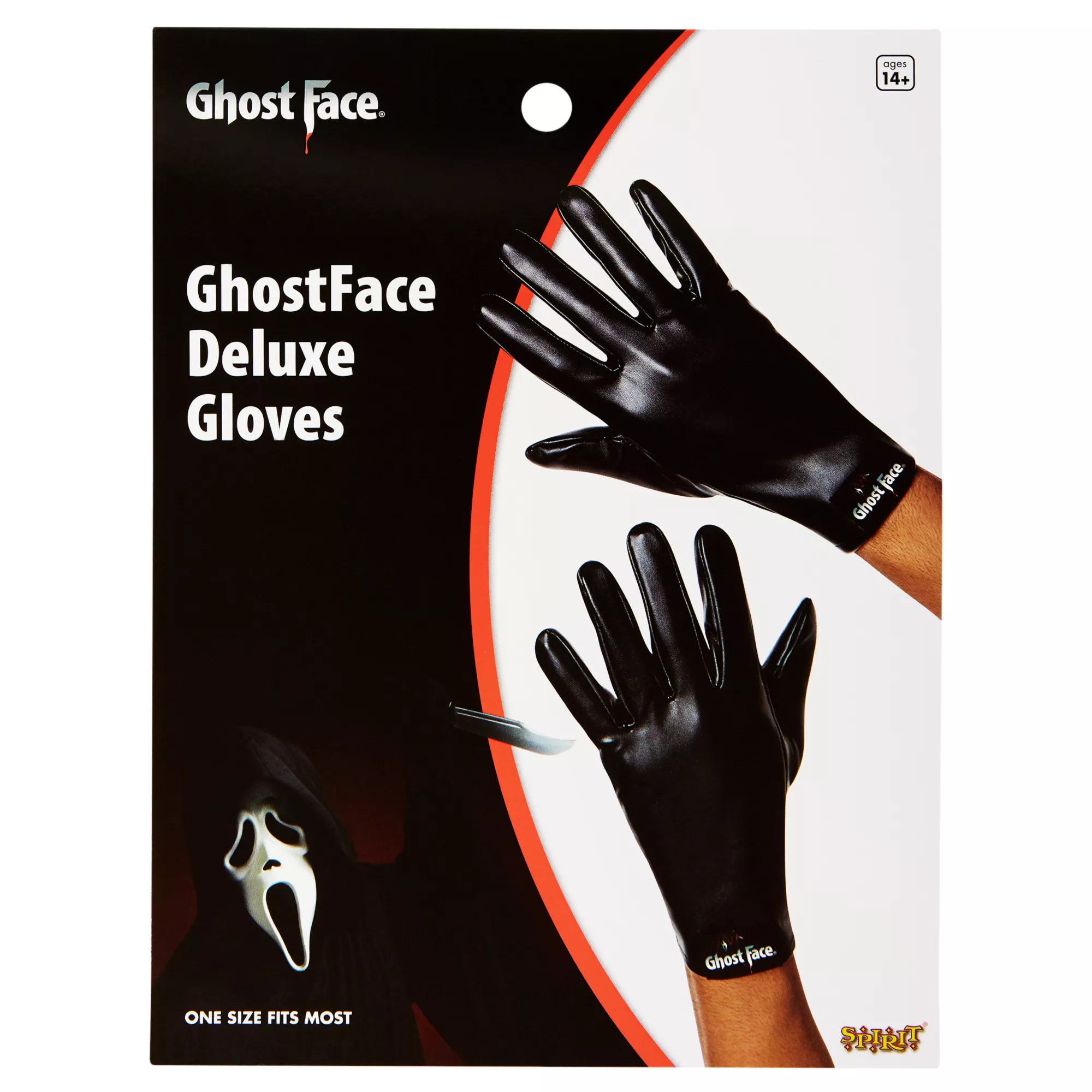 Ghost Face Gloves at Spencer's