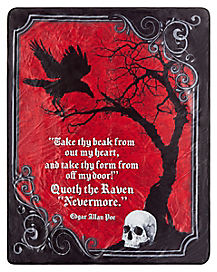 Details about   Gothic Noir Skulls Table Centerpiece Spirit Halloween Red Goth Lace Altar Cloth 