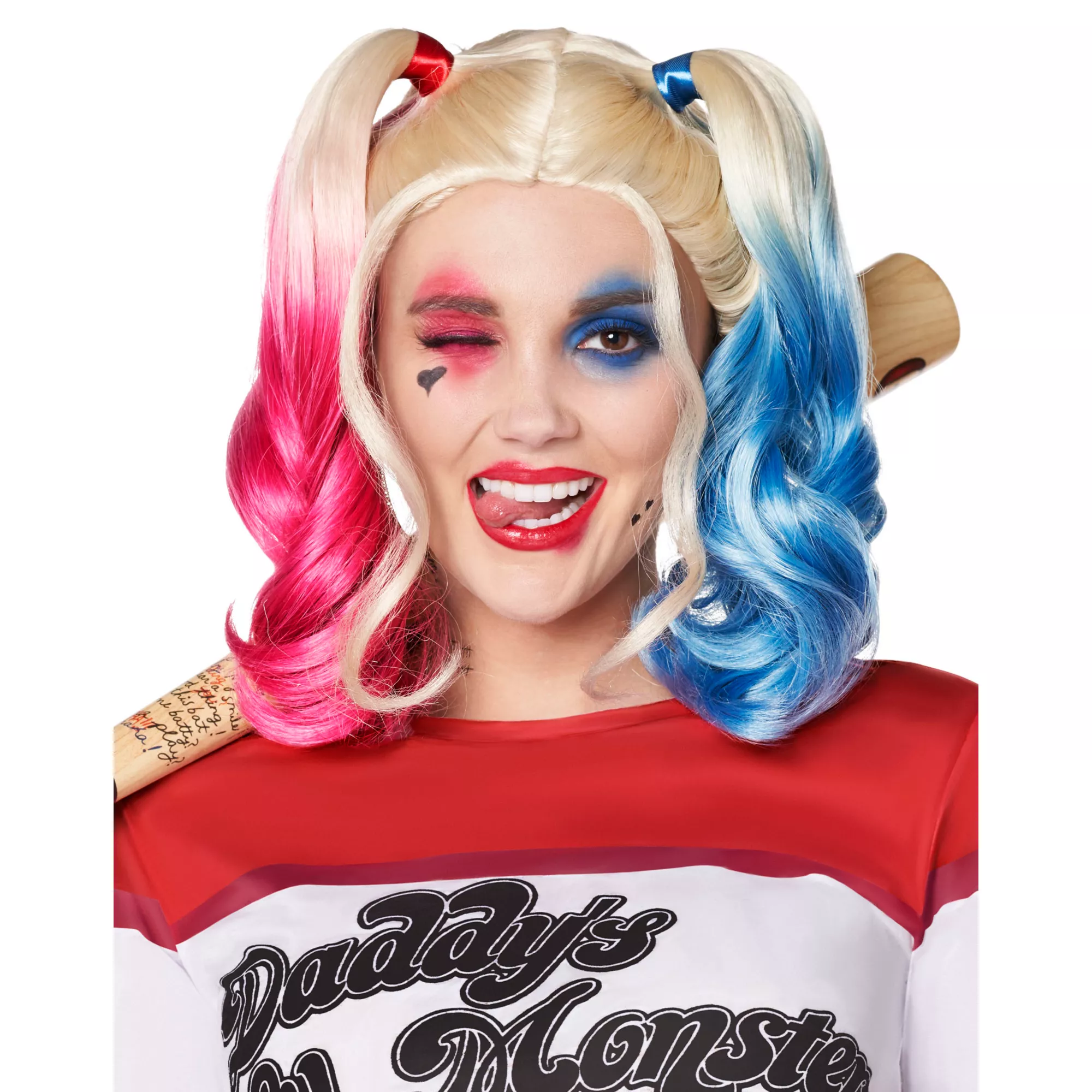 Harley Quinn Pigtails Wig - Suicide Squad at Spirit Halloween