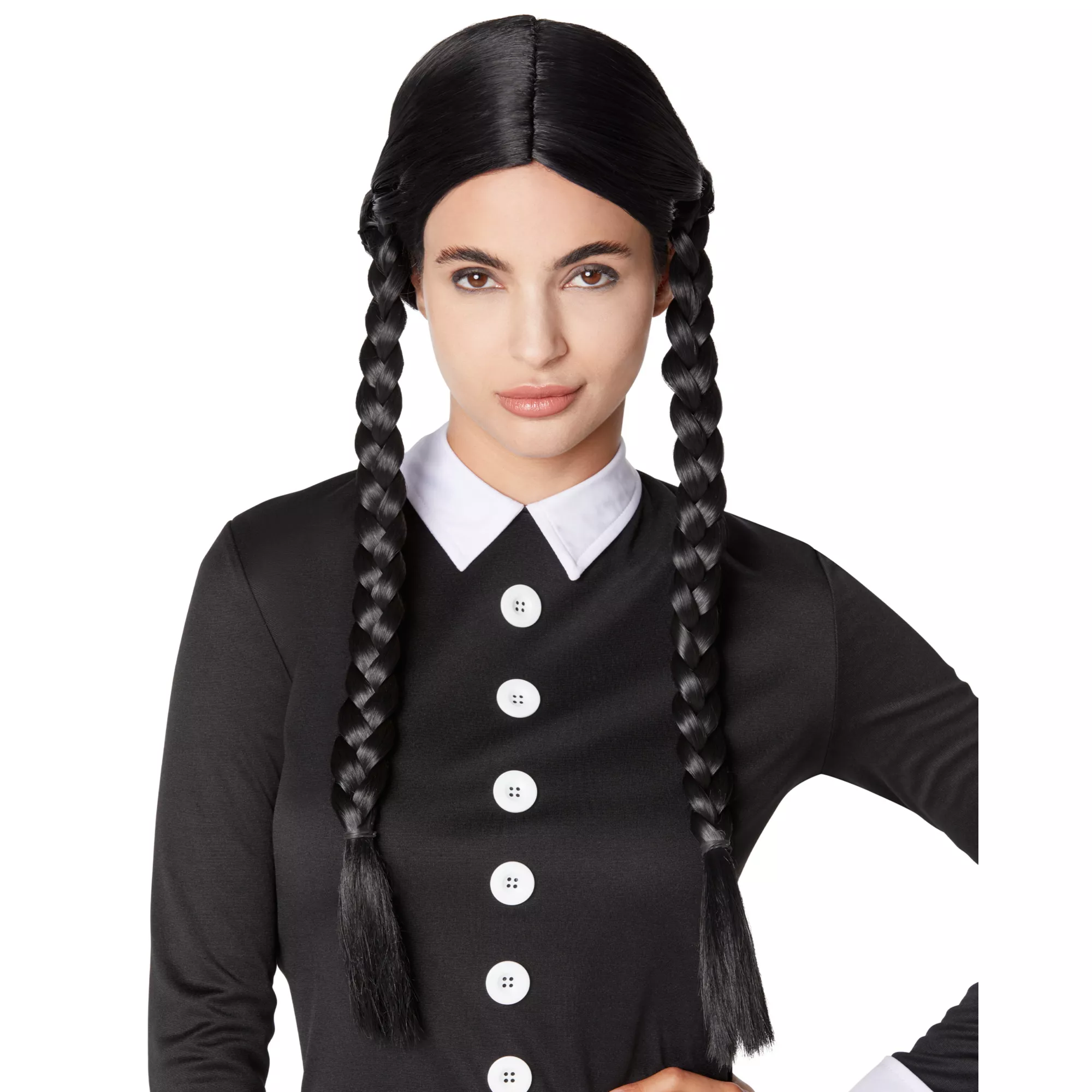 Adult Wednesday Addams Wig - The Addams Family at Spirit Halloween