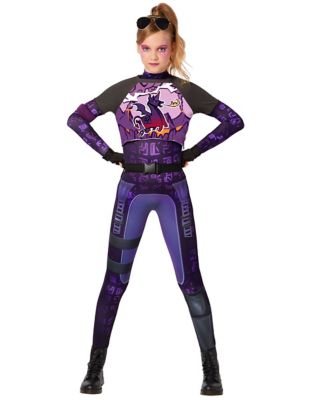 Fortnite Brite Bomber Tween Fancy Dress Girls Kids Game Gaming Character  Costume