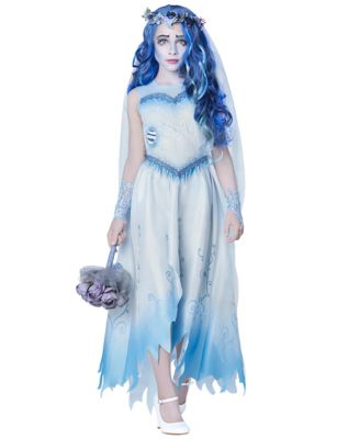  Shop Love Woman Ghost Bride Dress Costume Halloween, Gothic  Victorian White Bride Costume with Veil (Small) : Clothing, Shoes & Jewelry