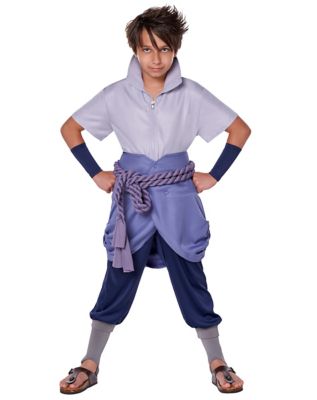 Anime Naruto Shippuden Uchiha Sasuke Cosplay Costume Full Set Christmas  Outfits