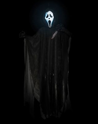 Spirit Halloween Ghost Face Drip Flag – Offizielle Horror-Deko, 91x152 Cm, Polyester