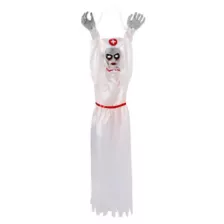 55 Inch Hanging Screaming Nurse Decoration at Spirit Halloween